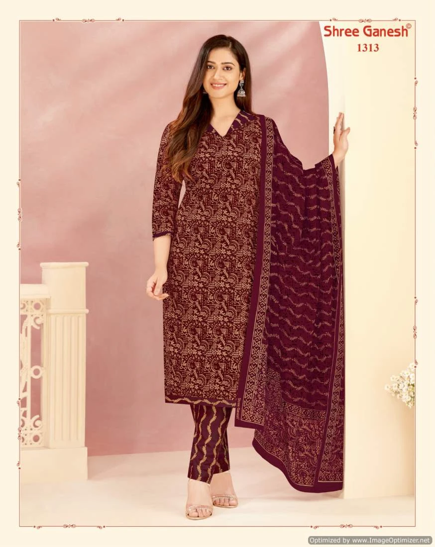 Shree Ganesh Vaani Vol 3 Cotton Wholesale Salwar Suit Catalog — Wholesale, MPA wholesale from Surat - Gallery Image 5